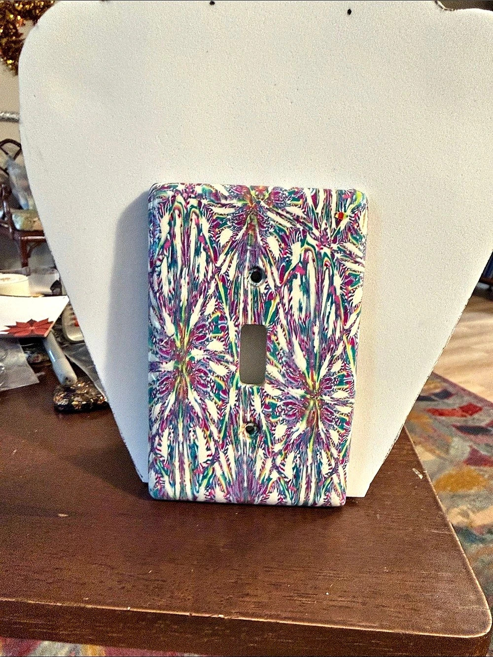 Multicolor Abstract switch plate